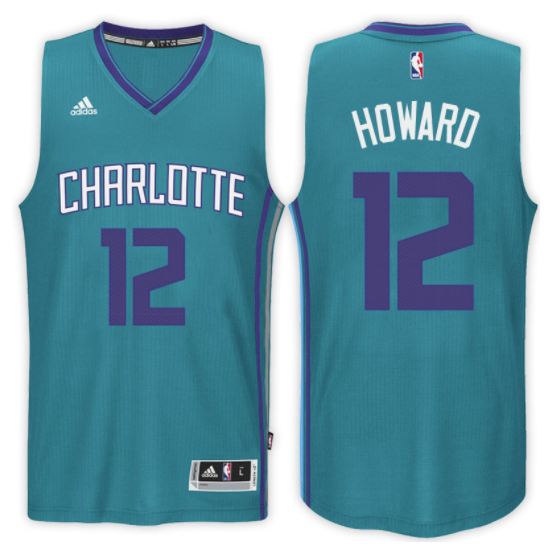 maglia dwight howard 12 2017 charlotte hornets verde